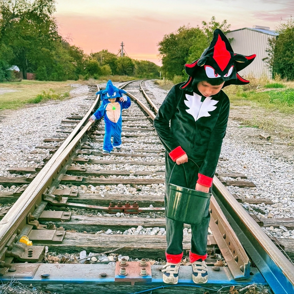 Kids Black and Red Costume